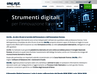 uniriz.it screenshot