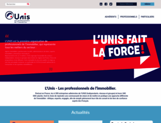 unis-immo.fr screenshot