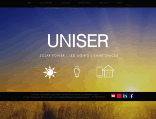 unisersolar.com screenshot
