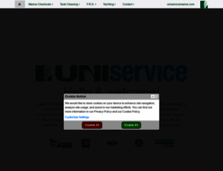 uniservicemarine.com screenshot
