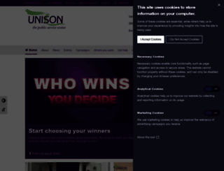 unison.org.uk screenshot