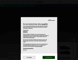 unisportstore.se screenshot