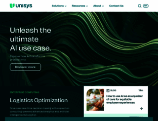 unisys.com screenshot