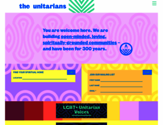 unitarian.org.uk screenshot