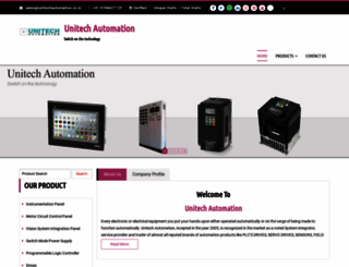 unitechautomation.co.in screenshot