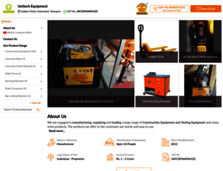 unitechequipment.com screenshot