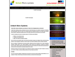 unitechmicrosystems.com screenshot
