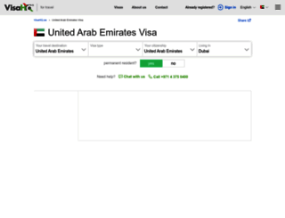 united-arab-emirates.visahq.ae screenshot