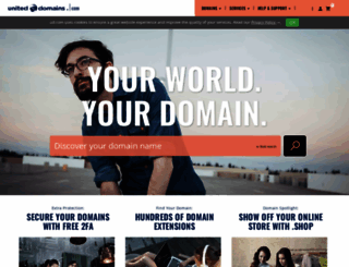 united-domains.com screenshot