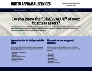 unitedappraisal.com screenshot