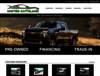 unitedautoland.com screenshot