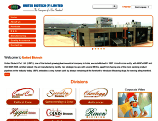 unitedbiotechindia.org screenshot