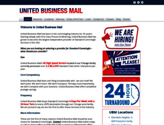 unitedbusinessmail.com screenshot