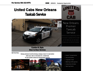 unitedcabs.com screenshot