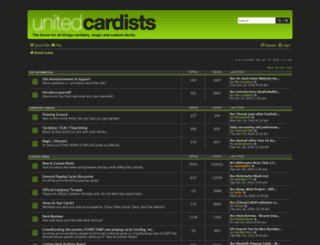 unitedcardists.com screenshot