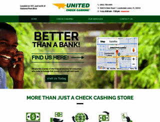 unitedcheckcashinglauderdalelakes.com screenshot