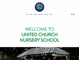 unitedchurchnurseryschool.org screenshot