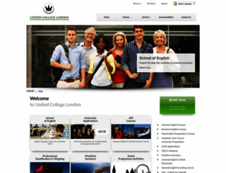 unitedcollegelondon.co.uk screenshot