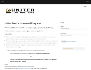 unitedcontractors.fluidreview.com screenshot