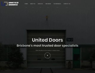 uniteddoors.com.au screenshot