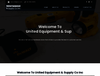 unitedequipmentsupply.com screenshot