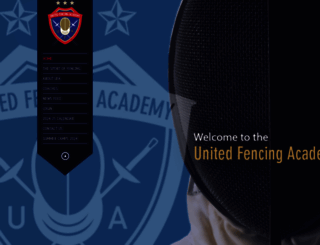 unitedfencingacademy.com screenshot