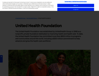 unitedhealthfoundation.org screenshot