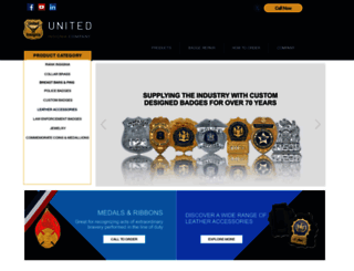 unitedinsignia.com screenshot