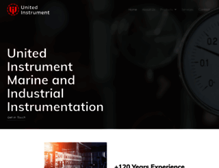 unitedinstrument.com screenshot