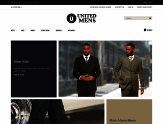 unitedmensfashion.com screenshot