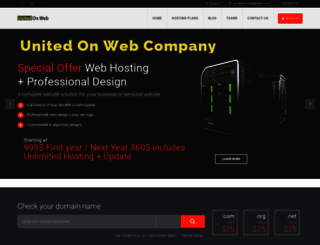 unitedonweb.com screenshot
