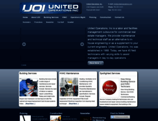 unitedoperations.com screenshot