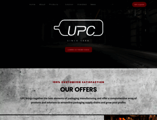 unitedpacking.com screenshot