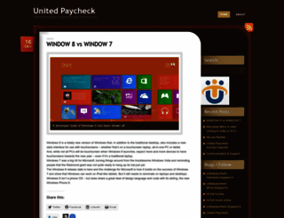 unitedpaycheckinc.wordpress.com screenshot