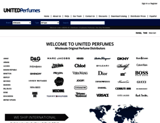 unitedperfumes.com screenshot