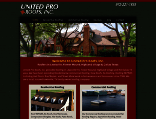 unitedproroofs.com screenshot