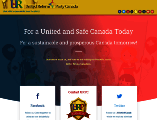 unitedreformpartycanada.ca screenshot