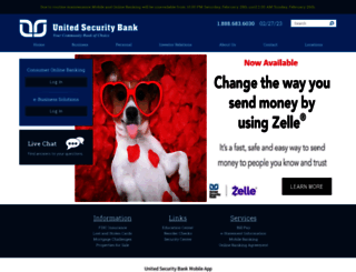 unitedsecuritybank.com screenshot