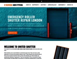 unitedshutters.co.uk screenshot