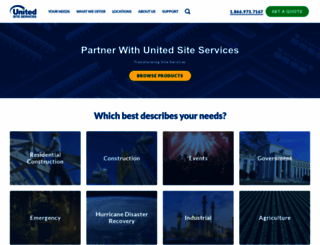 unitedsiteservices.com screenshot