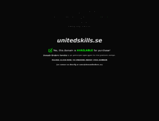 unitedskills.se screenshot