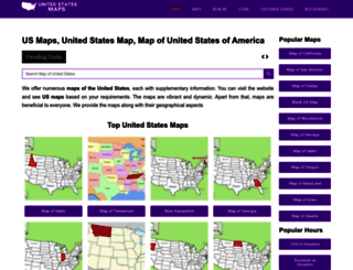 unitedstatesmapz.com screenshot