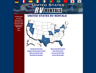 unitedstatesrvrentals.com screenshot