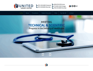unitedsurg.com screenshot