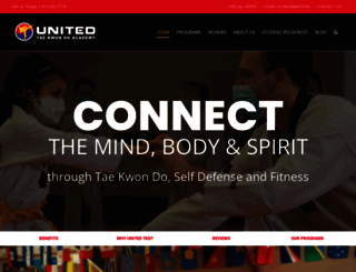 unitedtaekwondoacademy.com screenshot