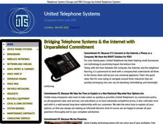 unitedtelephonesystems.com screenshot