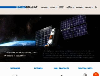 unitedtitanium.com screenshot