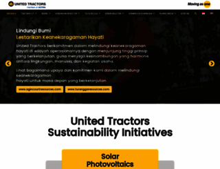 unitedtractors.com screenshot