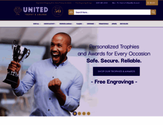 unitedtrophy.com screenshot