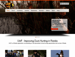 unitedwaterfowlersfl.org screenshot